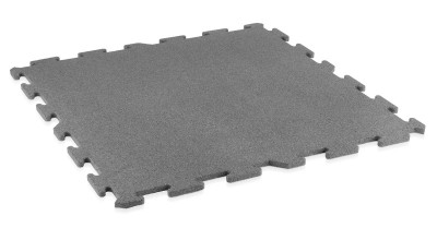 Резиновая плитка Puzzle 500х500 (25-37 мм) с рельефным основанием